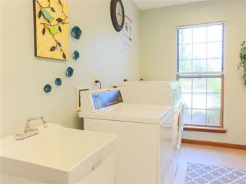 Charming onsite laundry